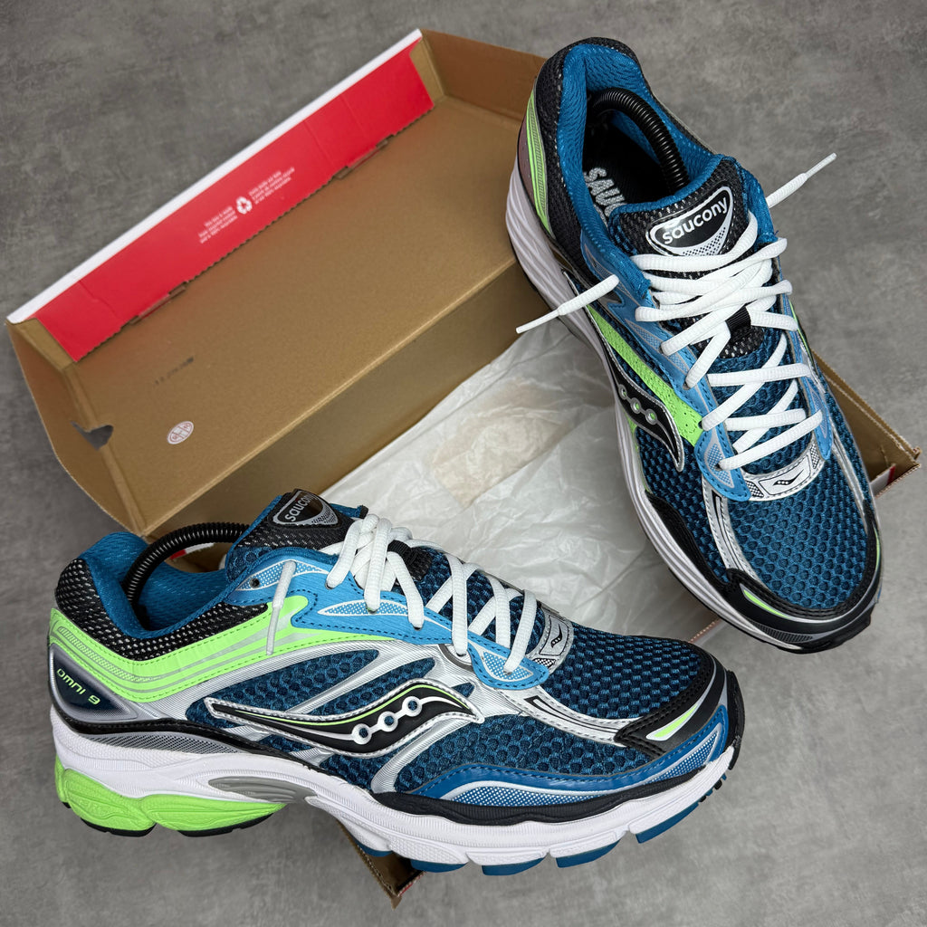 Saucony Pro Grid Omni 9 Blue Lime