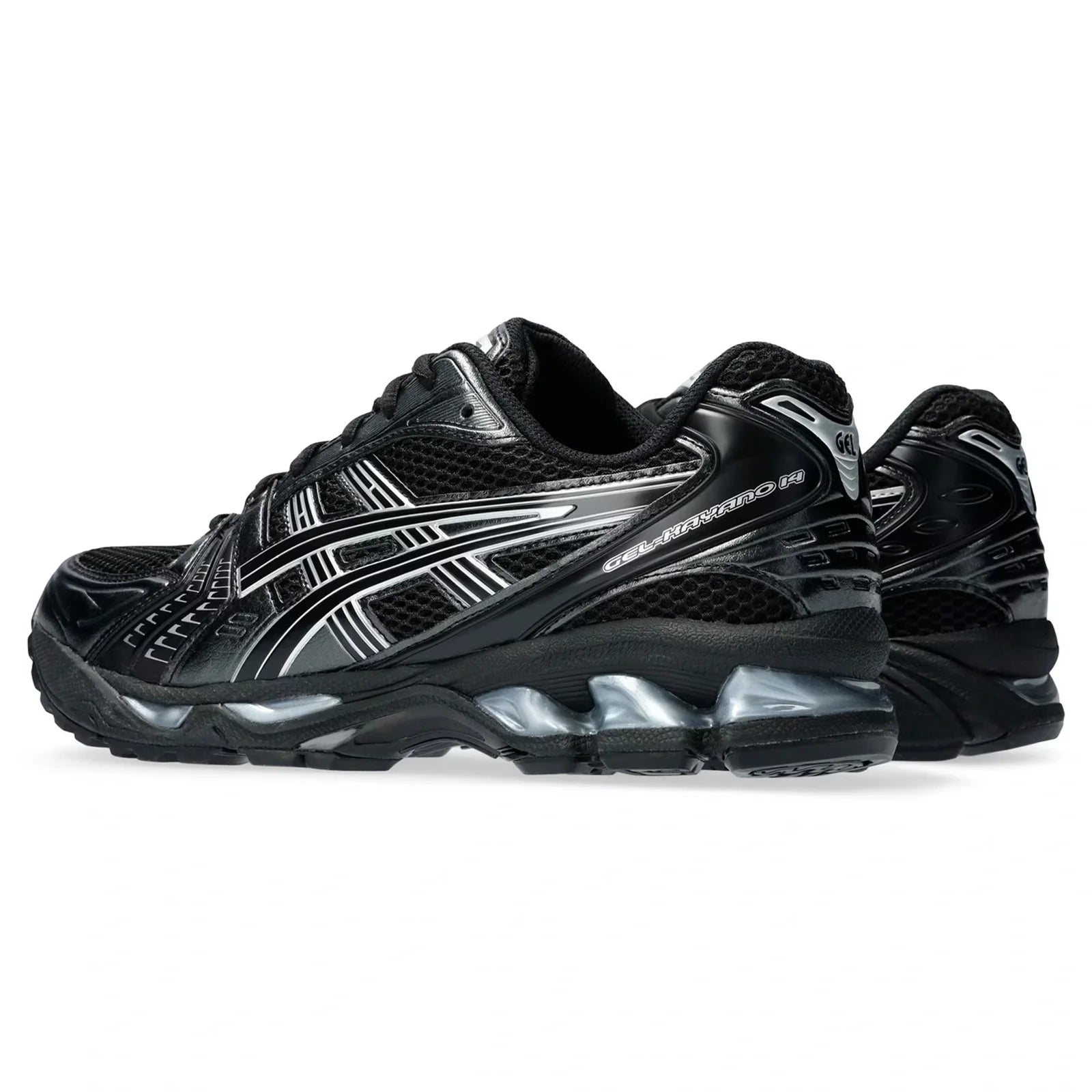 Asics Kayano 14's Black Pure Silver