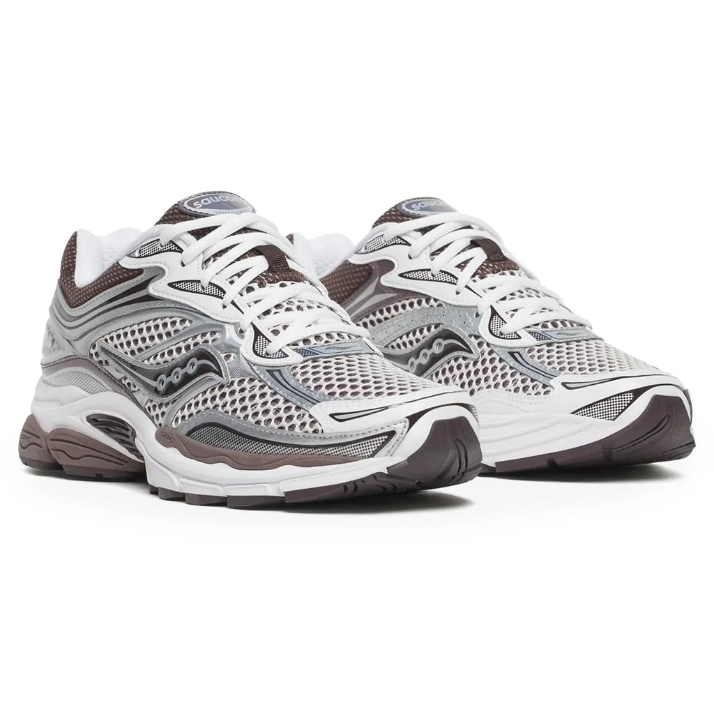Saucony Pro Grid Omni 9 White Brown