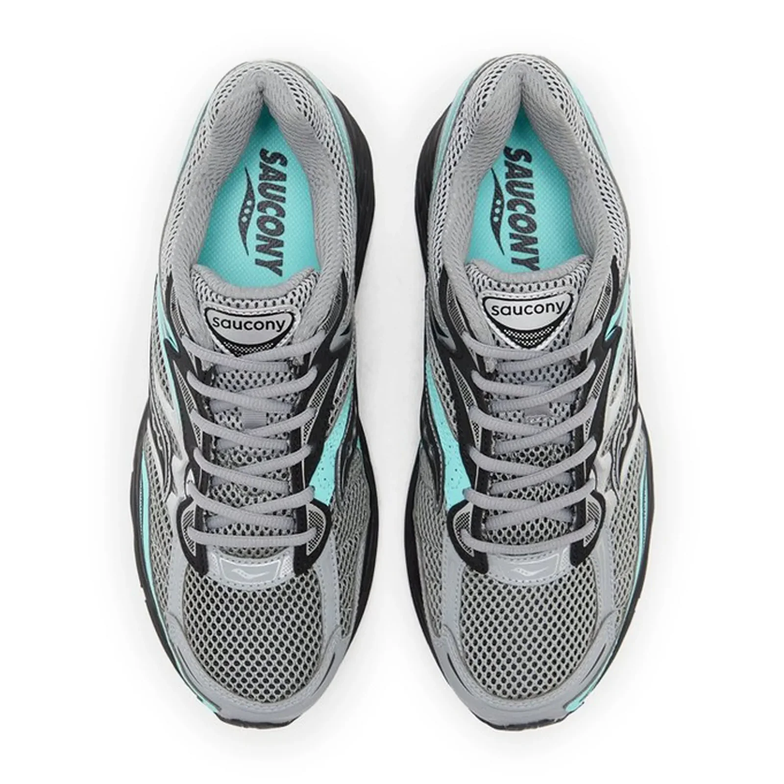 Saucony Pro Grid Omni 9 Grey Turquoise